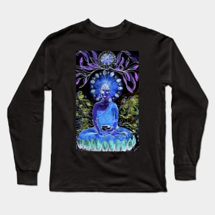 Buddha sitting under a Banyan tree II Long Sleeve T-Shirt